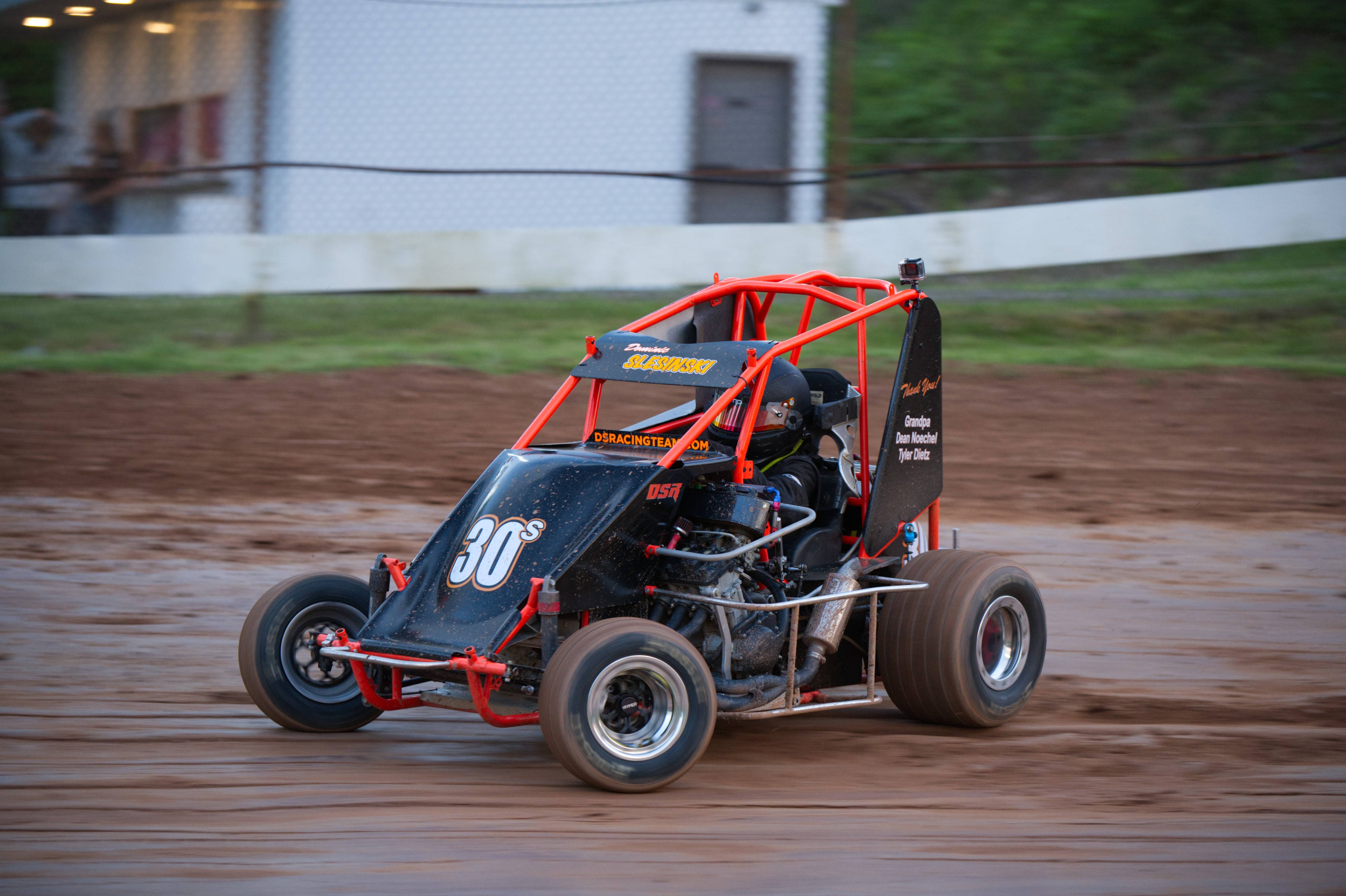 #30s Dominic Slesinski in a Edge Chassis Micro Sprint Car