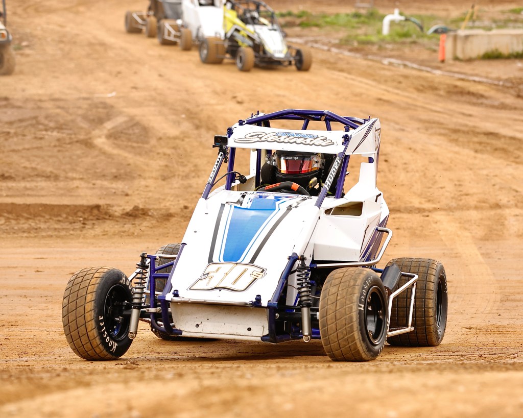 600cc MicroSprint Hyper Chassis Driver Dominic Slesinski